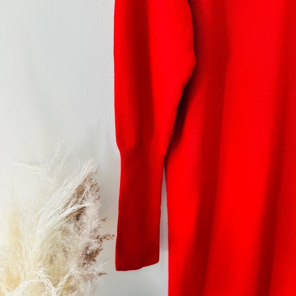 Wilfred Red Knit Turtleneck Sweater - Picture 4 of 4